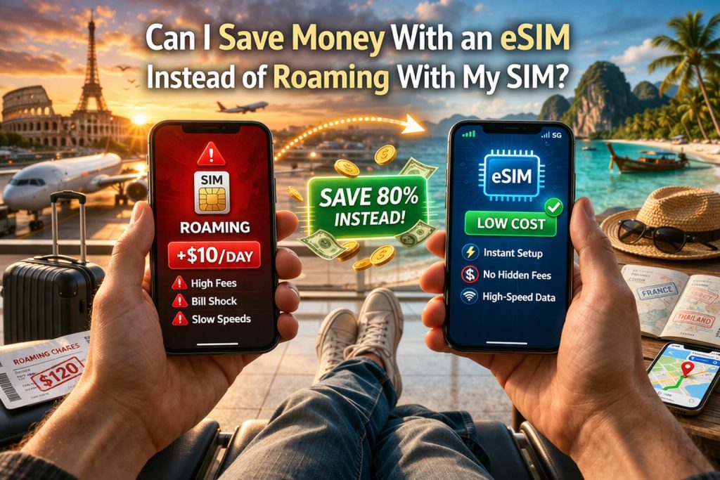 Can I Save Money With an eSIM Instead of Roaming With My SIM? 